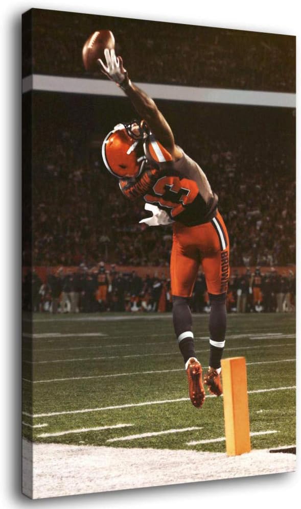 Odell Beckham Jr Canvas Art Poster and Wall Art Picture Print Modern Family Bedroom Decor Posters