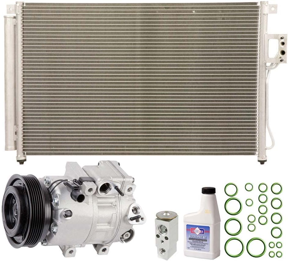 For Hyundai Santa Fe V6 2007 2008 2009 OEM AC Compressor w/A/C Repair Kit - BuyAutoParts 60-85080R5 New