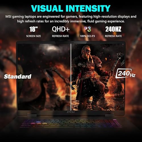 MSI Crosshair - Computer portatile da gaming 18 HX AI, 18" QHD+ IPS 240Hz, Intel Core Ultra 9 275HX (24 Cores), 32 GB DDR5 RAM, SSD da 1 TB, GeForce RTX 5070 8 GB GDDR7, Tastiera RGB, Windows 11 Pro - Notebook - Immagine 1
