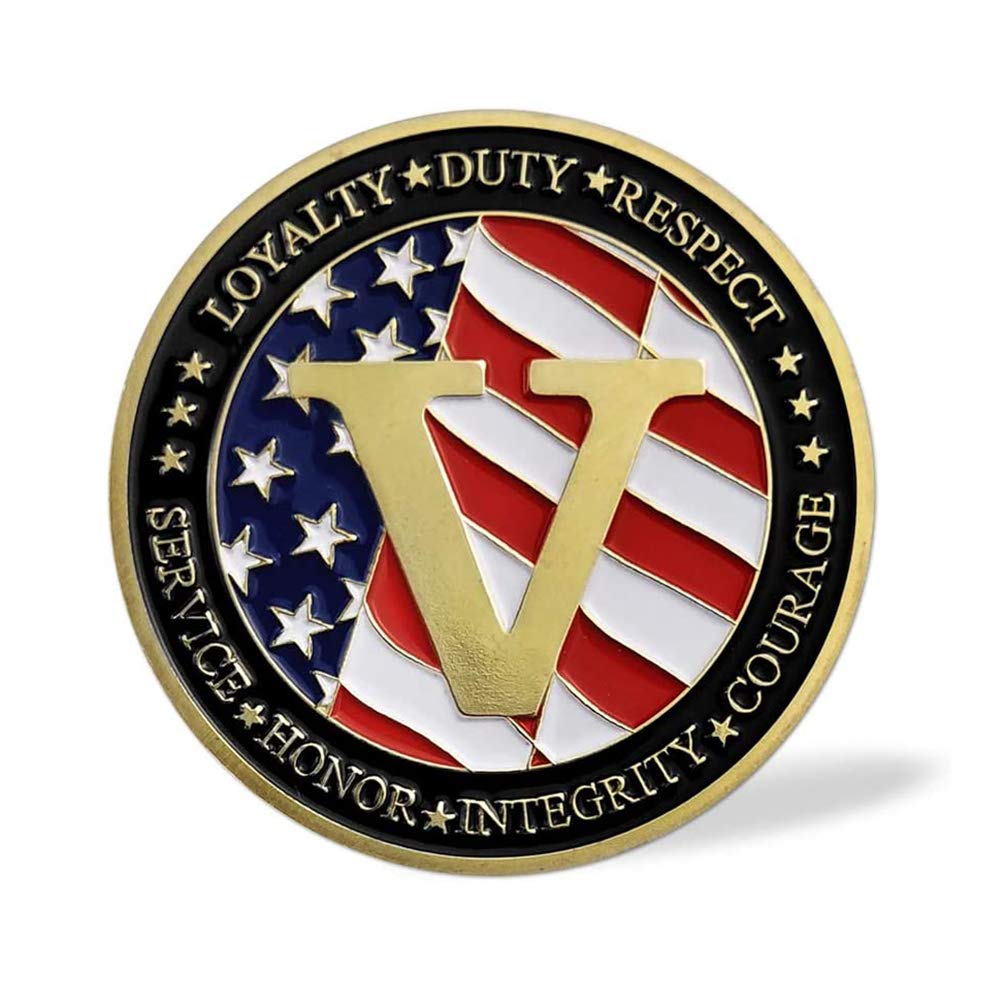 Challenge Coin Box DFFDFF US Army Values Military Challenge Coin Warrior  Ethos Coin Token Gift Army 250th Anniversary Hat