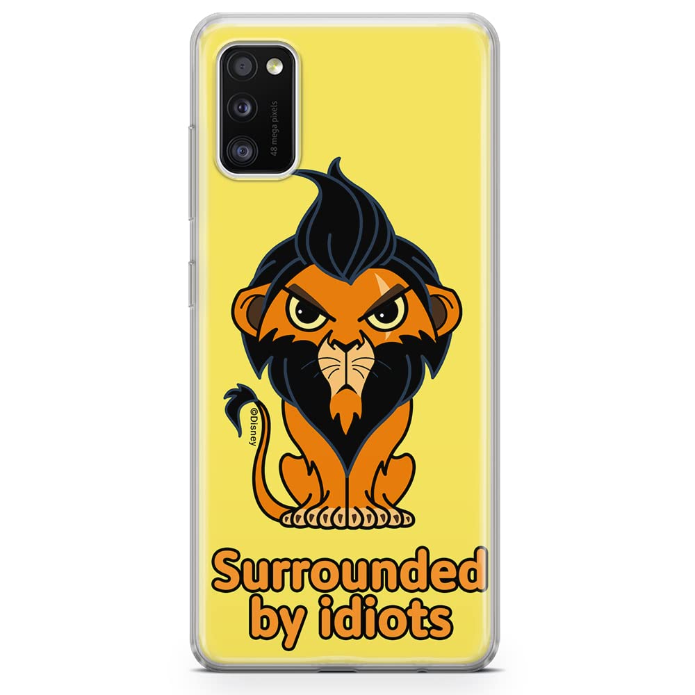ERT GROUP mobile phone case for Samsung A41 original and officially Licensed Disney pattern Scar 001 optimally adapted to the shape of the mobile phone, case made of TPU