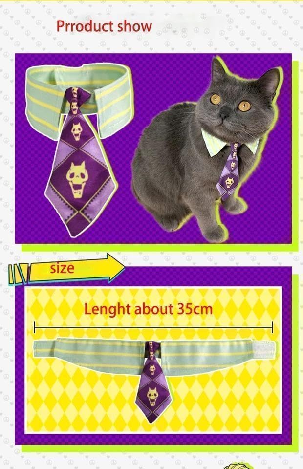 Amazon.co.jp: ジョジョの奇妙な冒険 吉良吉影ネクタイ 猫用 : ホビー