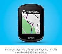 Vista 5 de Garmin Edge 840 Solar, Computadora de Ciclismo GPS con Carga Solar, Pantalla Táctil y Botones, Entrenamiento Adaptativo Específico, Navegación