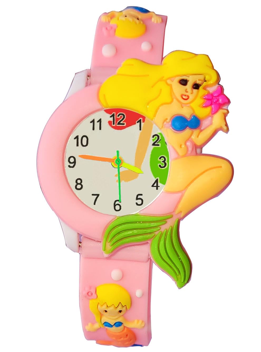 Dreamy Unicorn/Mermaid/Skate Analogue Watch for Kids Non Breakable Wrist Watch - Pack of 1-image-47