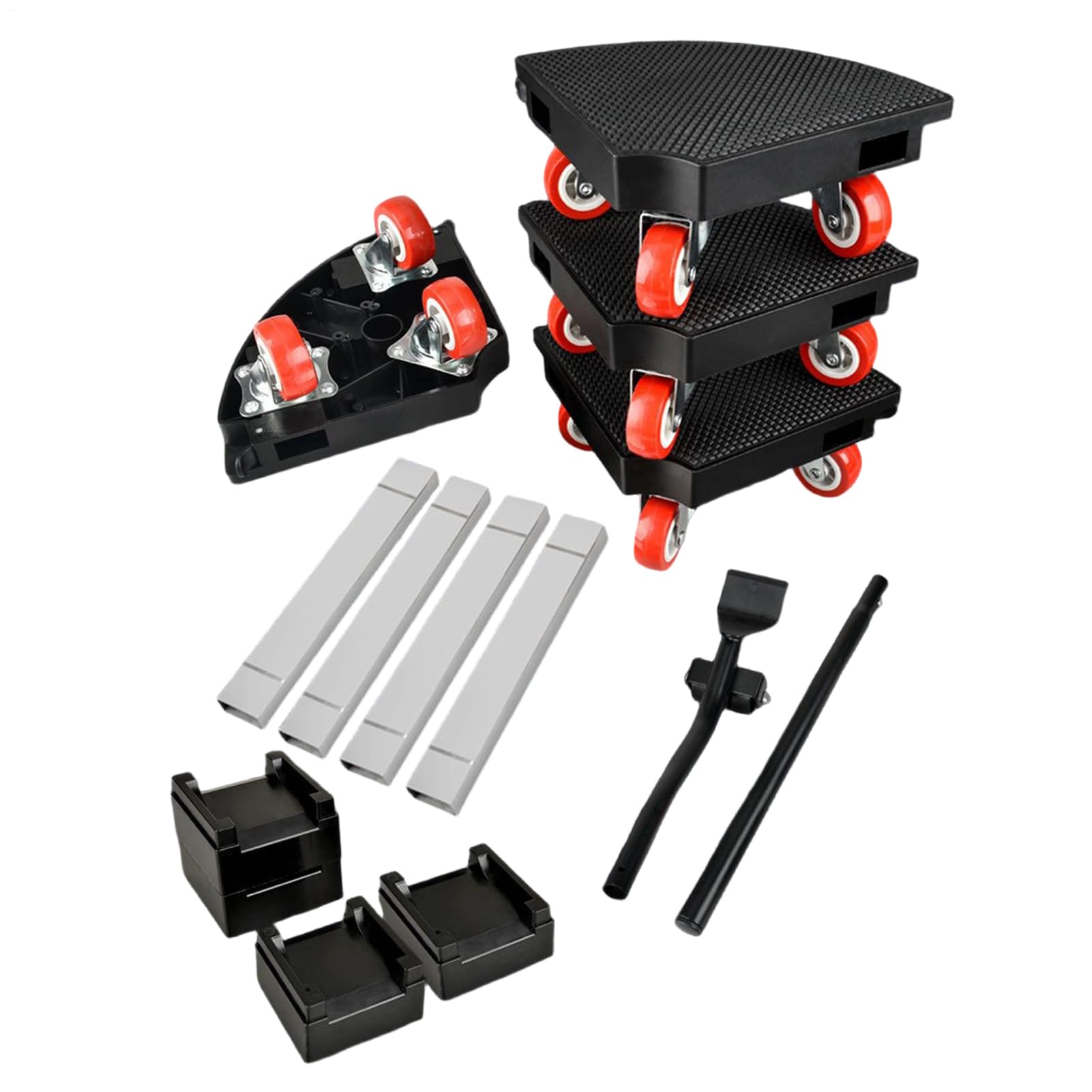 Plant Roller - Adjustable Flat Cart for Easy Mobility and Statable Transport | Anti-Slip Base with Smooth 360° Rolling Wheels, Compact Lightweight Portable Structure, Ideal for Home Patio Garden