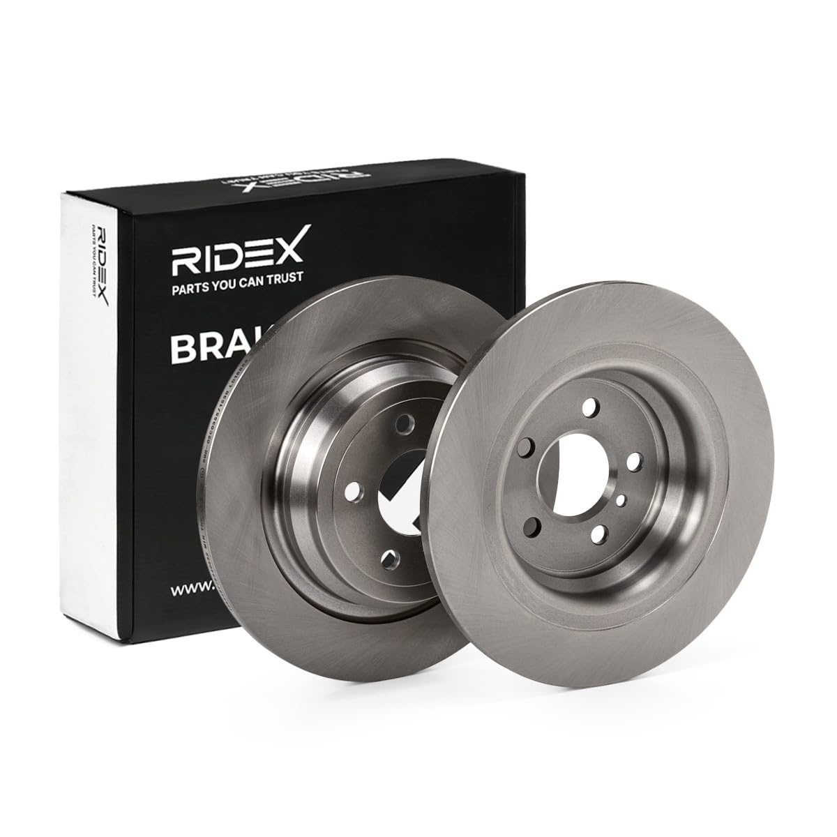 RIDEX 82B1252 2x Disco freno Posteriore senza viti/bulloni Compatibilità con MERCEDES-BENZ Classe M W166