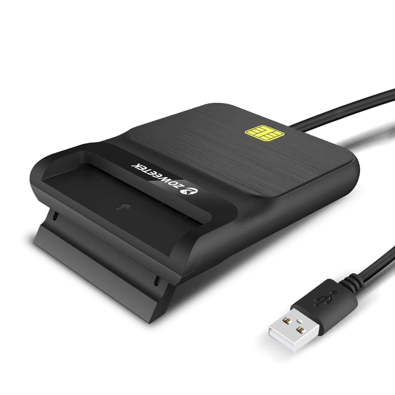 ZOWEETEK Lector dnie electronico,Lector dnie,Compatible con Todas Las Tarjetas de DNI
