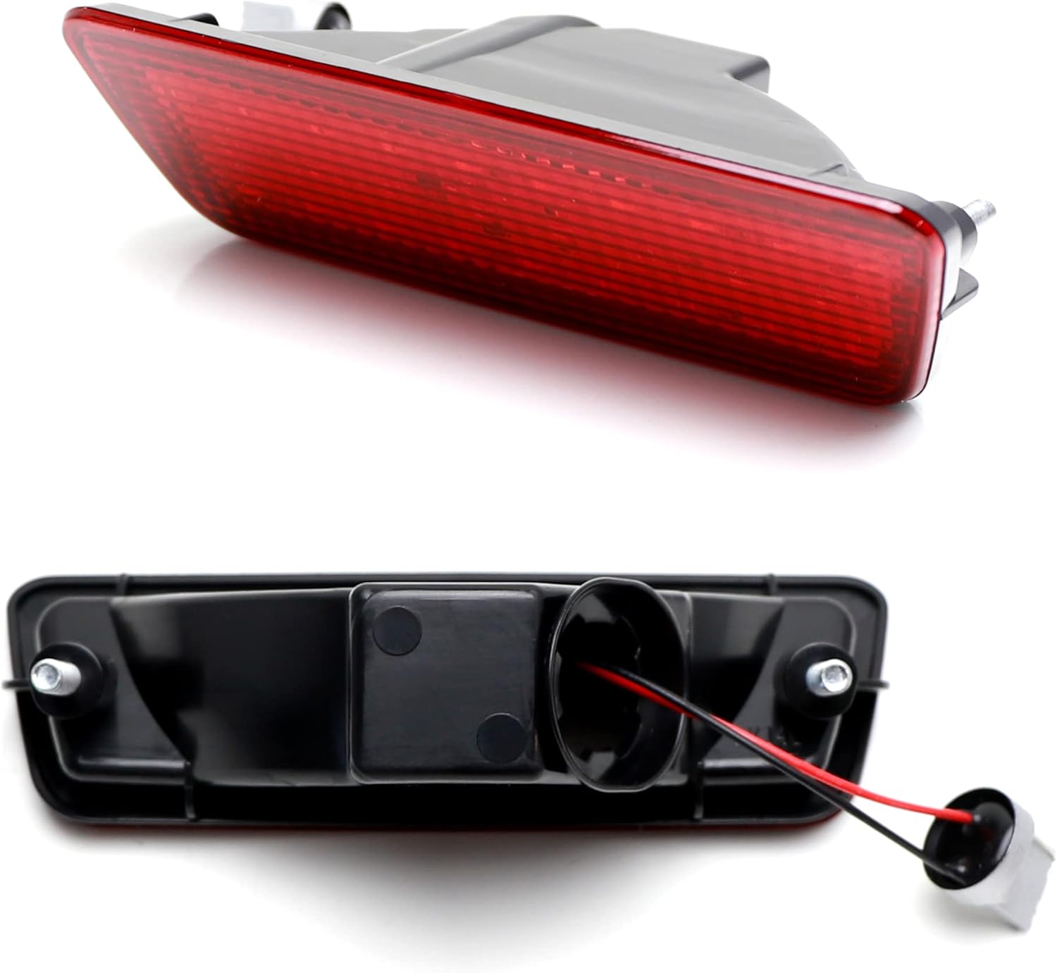iJDMTOY JDM Style LED Rear Fog Light Compatible With 2011-2014 Nissan Juke, 2014-2016 Nissan Rogue, 2015-up Nissan Murano, OEM Replacement Powered By High Power Brilliant Red LED Bulb