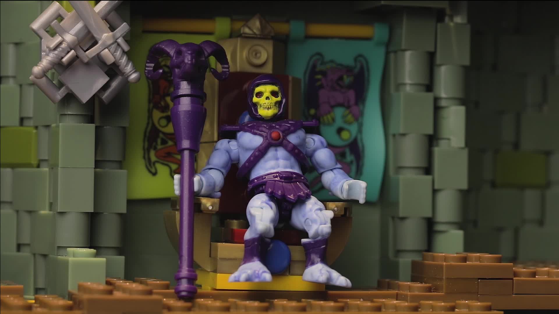 Mattel - Action Figure Masters Of The Universe Castello Di Grayskull Vintage Anni 80