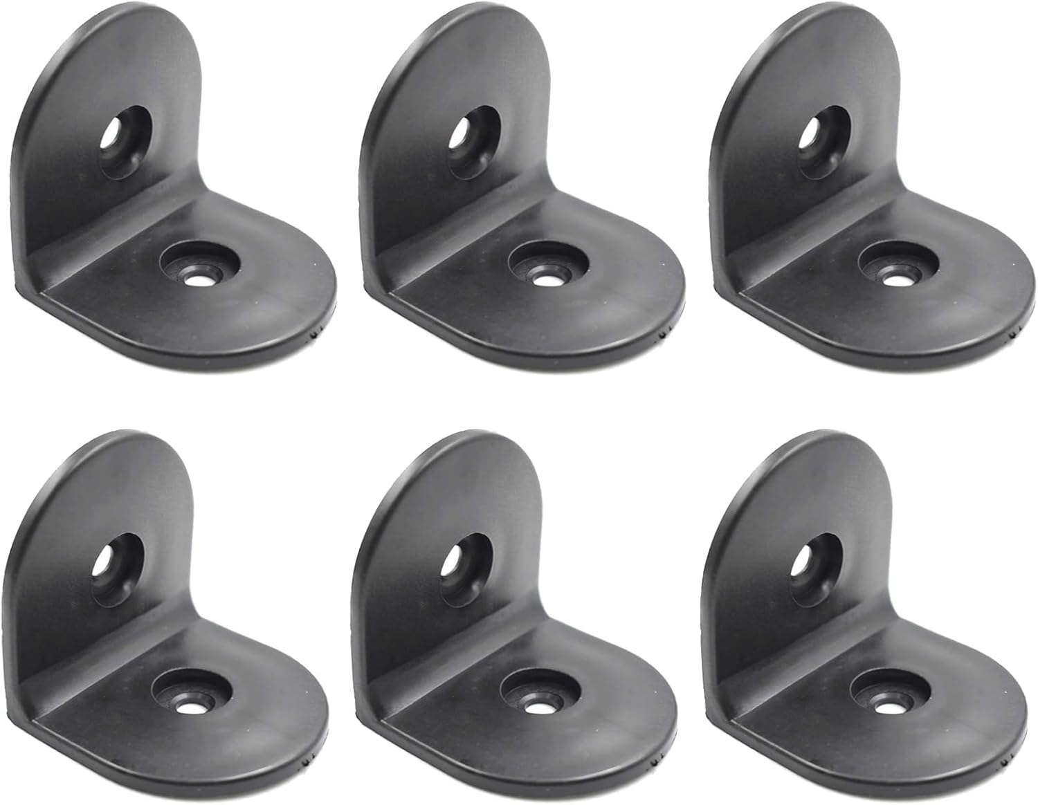 LC LICTOP Shelf Support Corner Brace, Stainless Steel Bracket for Wood Mounting, Heavy Duty Angle Code, Right Angle L Brackets, 1.5x1.2x0.06 Inch, 8pcs Metal Braces