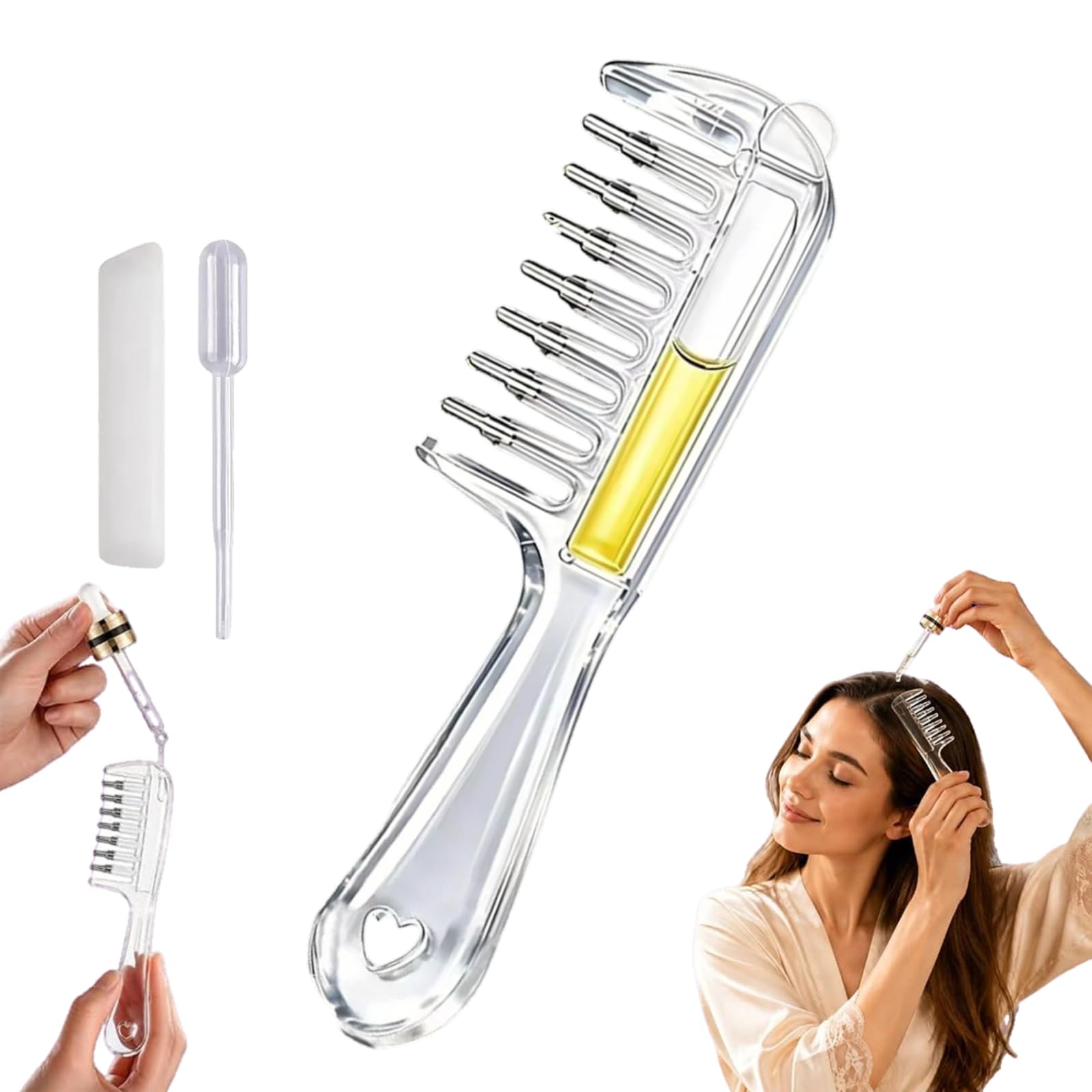 YUNAREE Scalp Essential Oil Comb 80 g - Image 1