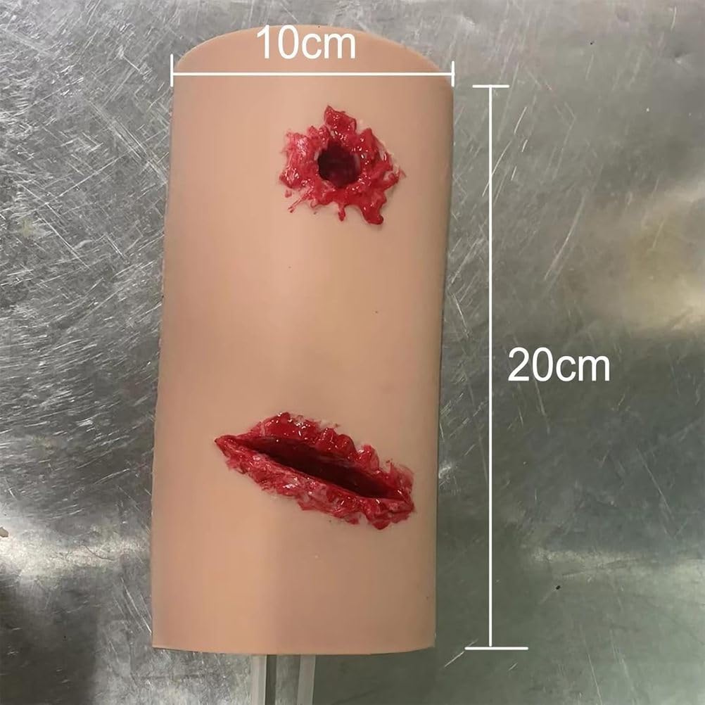 Modelo De Entrenador De Cuidado De Heridas Modelo De Hemostasia De Heridas Simulada Kit De Entrenamiento De Empaquetamiento De Heridas Y Torniquete Kit De Entrenamiento