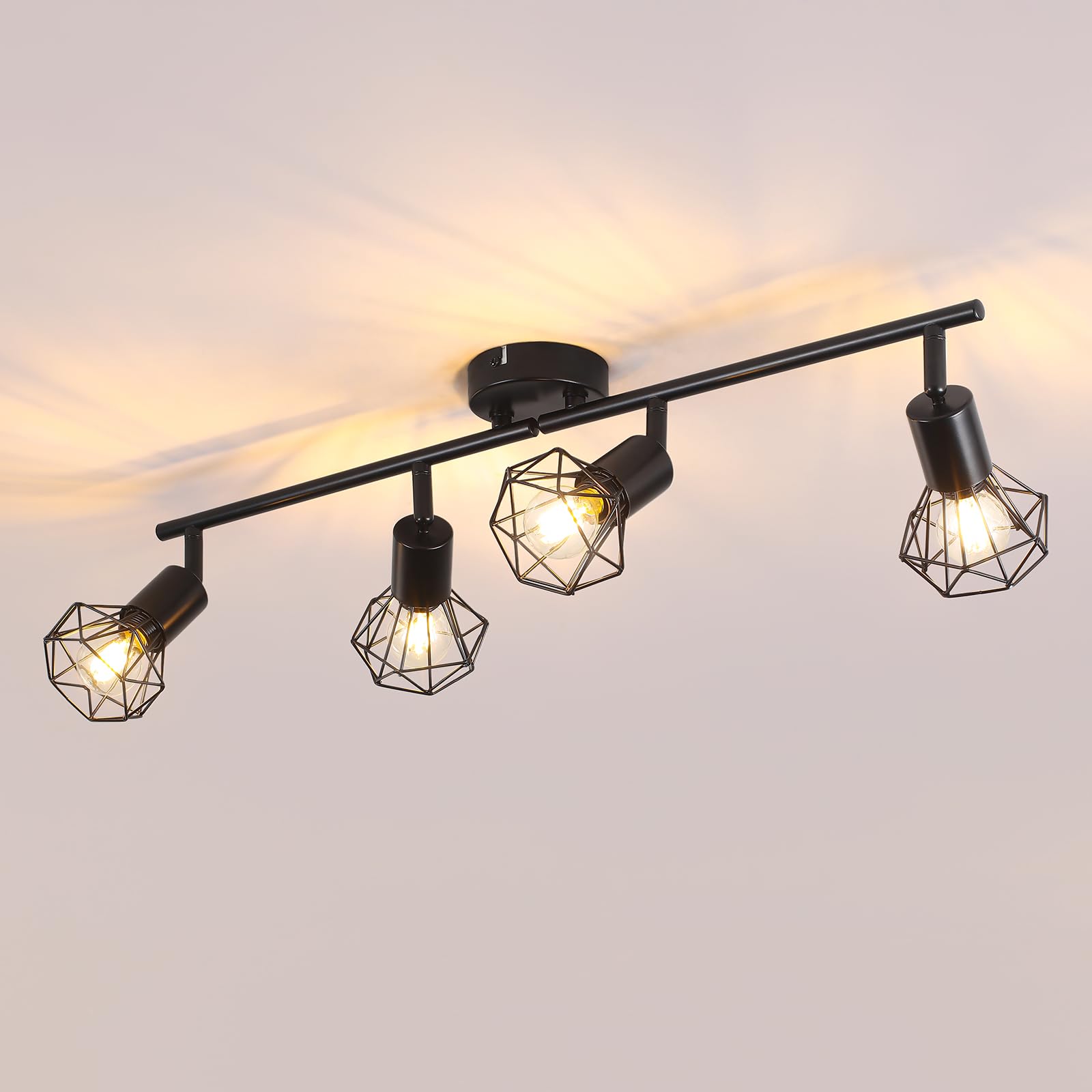MELAYR Spot Lights Ceiling Adjustable 4 Way Kitchen Ceiling Lights 4795639