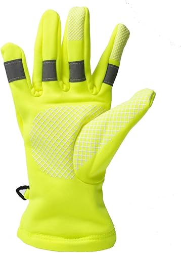 Miniatura 5 de Guantes reflectantes para control de seguridad de tráfico, equipo de correr iluminado, alta visibilidad y fácil de ver, gran flexibilidad en el