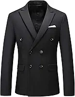 Blazer masculino trespassado slim fit cor lisa jaqueta terno