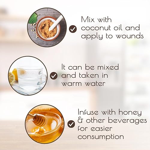 Miniatura 4 de Darsa Organics Haritaki Polvo de 8 onzas – Chebula terminalia orgánica USDA, polvo Harad para digestión, desintoxicación, bienestar y vitalidad,