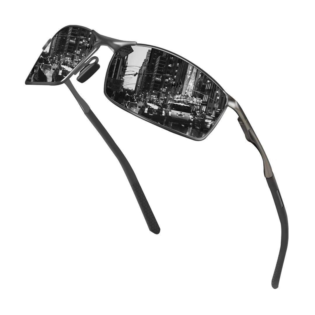 Sunmeet Gafas de Sol Hombre Polarizadas Deportes 100% Protección UV Gafas de sol para Hombre Conducción S1008