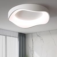 meibeileil Modern LED Mennyezeti Lámpa, 50 cm, Szabályozható Fényerő, 3000K-6500K, 5000 Lumen, Érintésvezérelt, Nappali, Hálószoba, Konyha 1