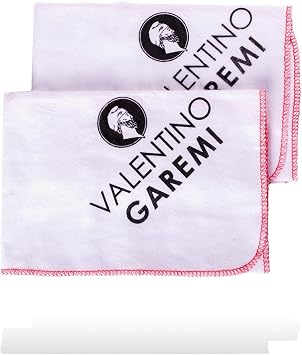 Cotton Polishing Cloth Set 2 Pack Dual-Sided Soft & Coarse Cleaning Cloth for Shoes, Leather Care & Buffing 17 x 17 Reusable Cotton Rags