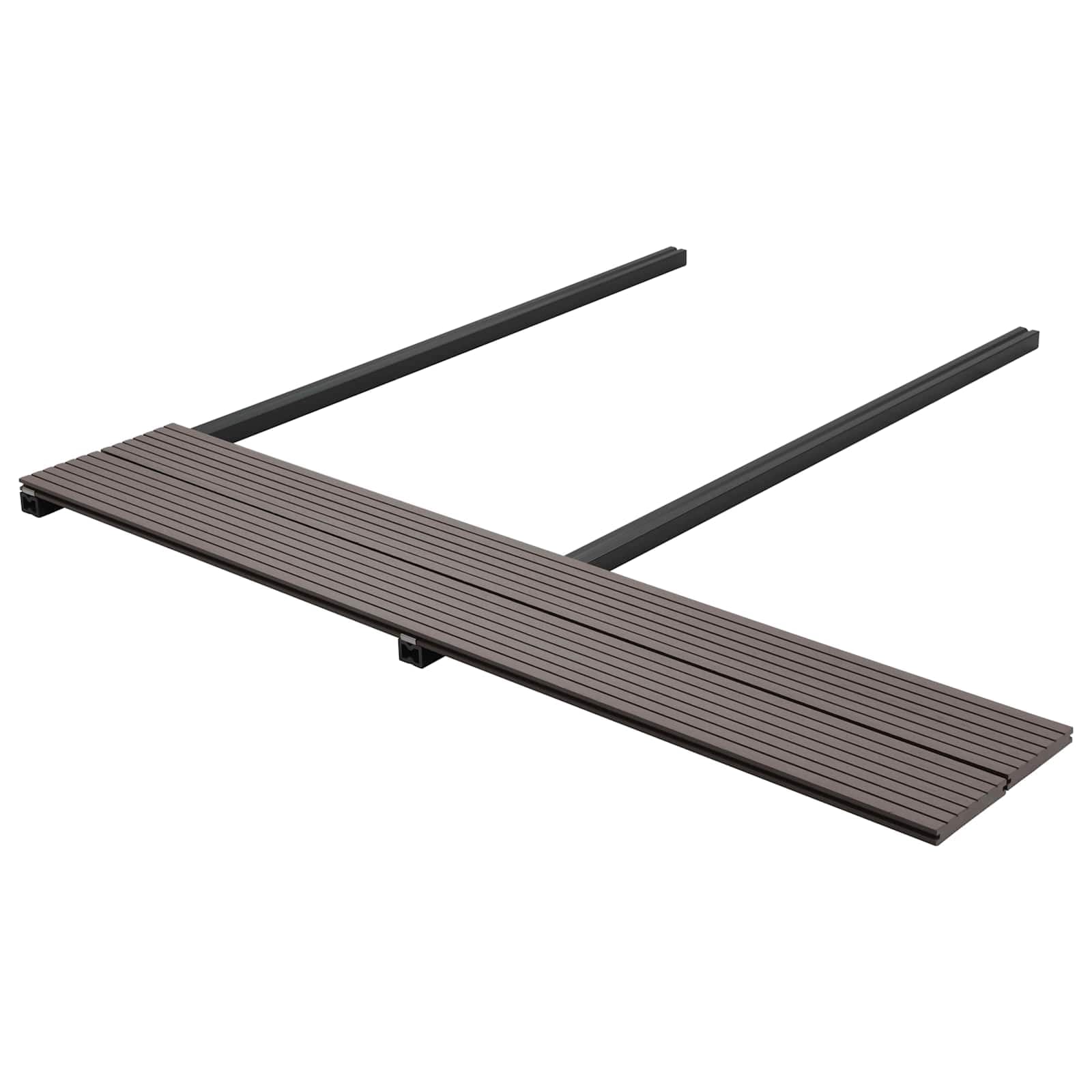 30 Stück WPC Terrassendielen Anthrazit