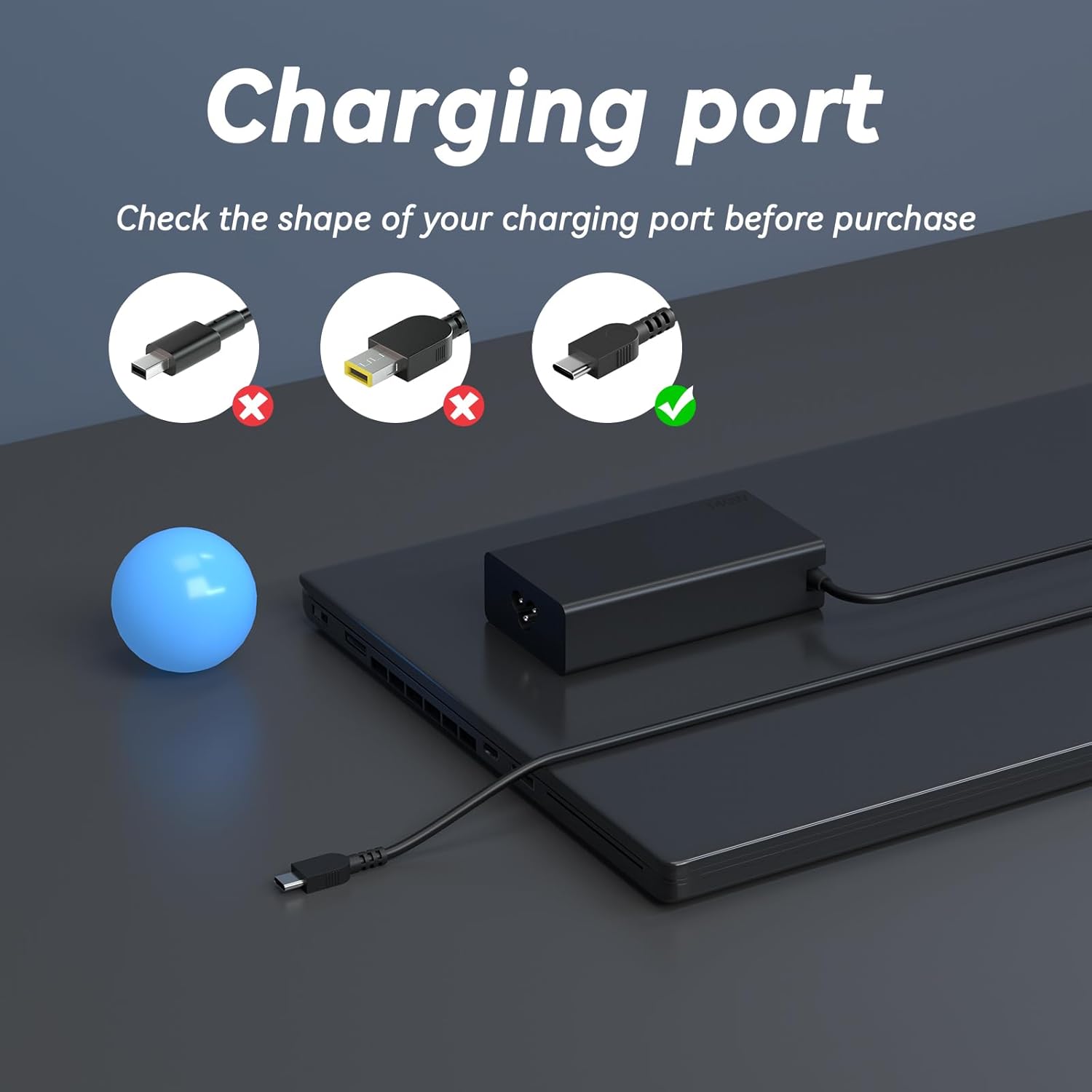140W 135W USB C Charger 20V 7A Compatible with Lenovo Slim Pro 7 9, IdeaPad Pro 5, Yoga Pro 9 7,ThinkPad Z16 P16s P15s P14s E16 E15,ThinkBook 15 16,ldeapad 5Pro16 Gaming 2-in-1 AC Adapter