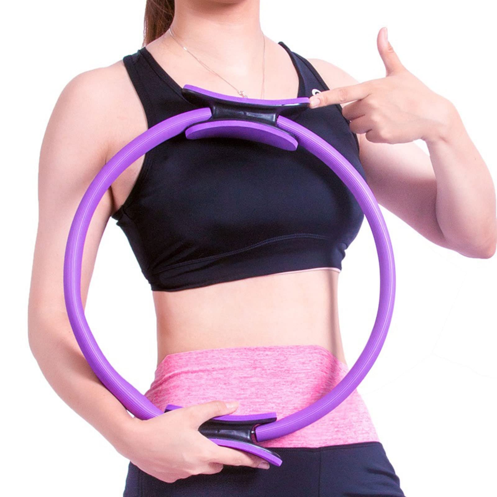 JINGYAN Pilates Fitness Circles Yoga Pilates Ring Fitness Circle Professional Training Muscle Pilate Equipment Home Gym Sport Exercise Women