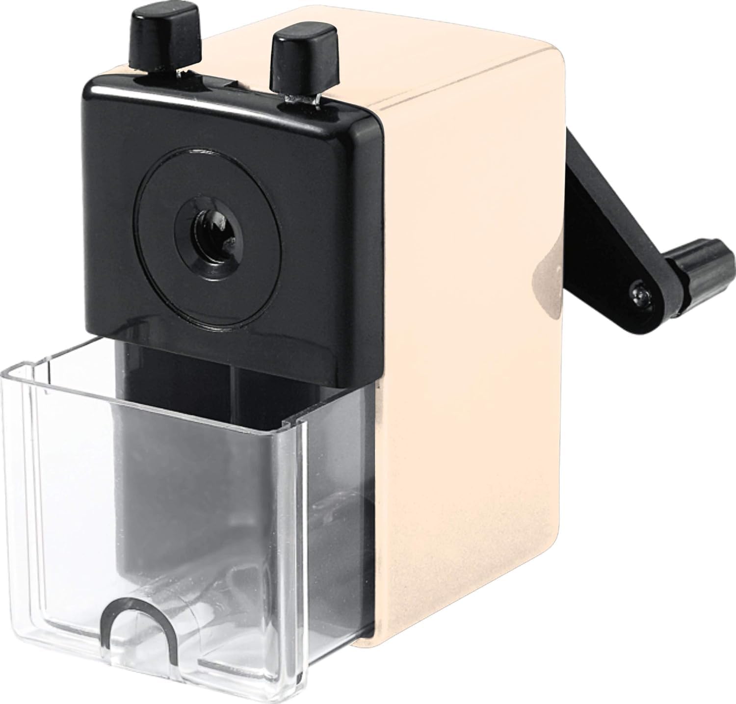 Shreedhar Impex Super Point Manual Pencil Sharpener – Heavy Duty Desktop Sharpener with Hand Crank Operation & Large Shavings Container – Durable Office & School Supply (Pack of 3) (Color May Vary)