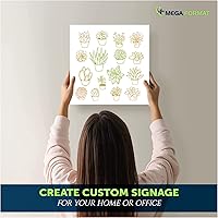 Vista 3 de Mega Format Hojas de plástico de PVC expandido, hoja blanca rígida de 12 x 12 pulgadas para manualidades, señalización y exhibiciones - Sintra