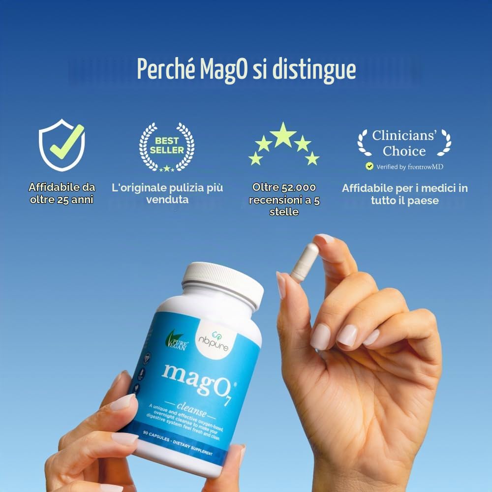 Aerobic Life Mag O7 Oxygen Digestive System Cleanser Capsules, 90 Count