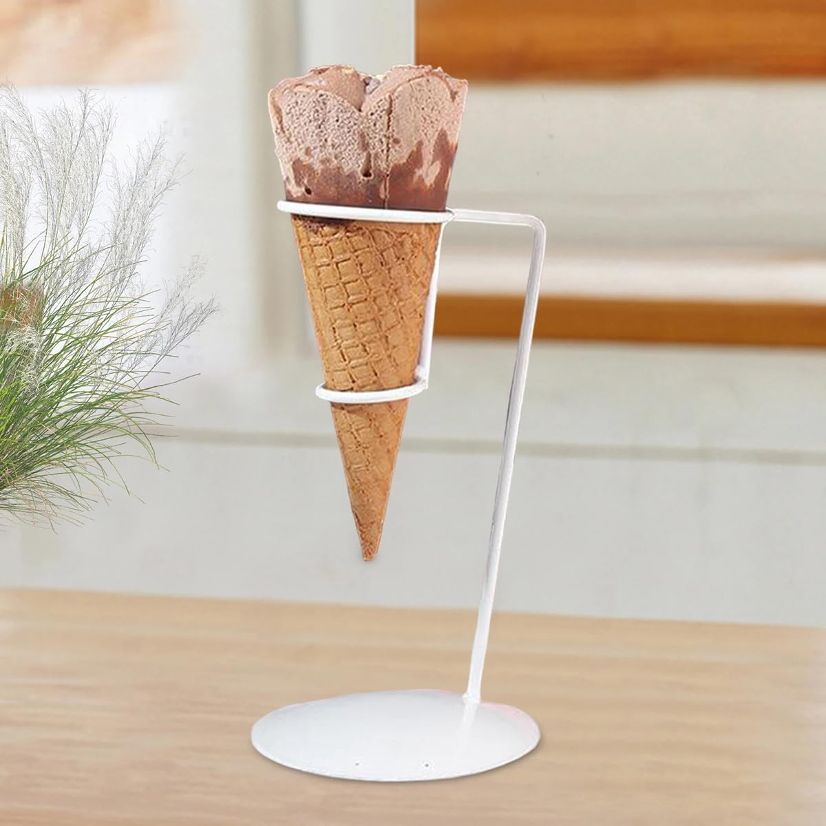 Amazon｜アイスクリーム コーンホルダー クレープスタンド シンプル