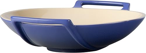 Le Creuset Plato Wok de gres, cobalto