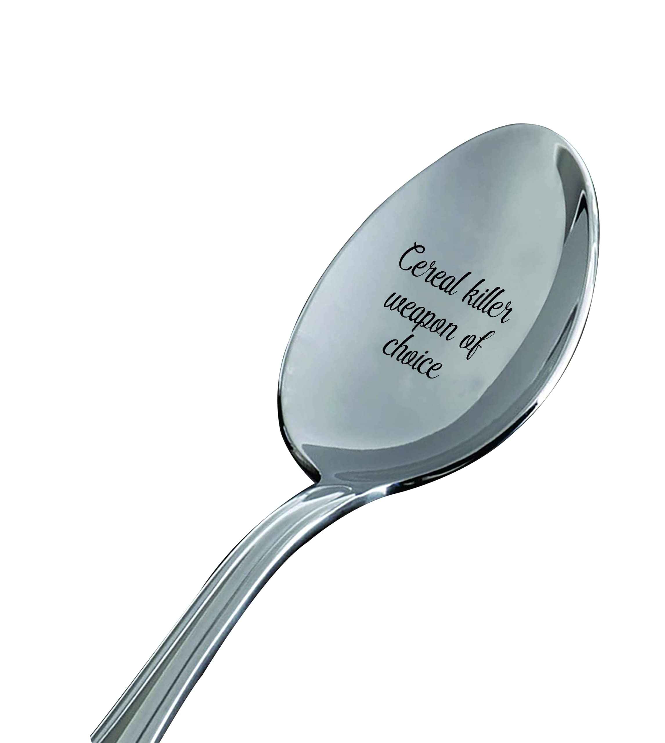 Cereal killer Weapon of Choice spoon Gift | Gym Lover Gifts For Kids / Women / Friends / Dad / Lover / BFF | Creative Present For Birthday / Christmas / Newyear / Thanksgiving