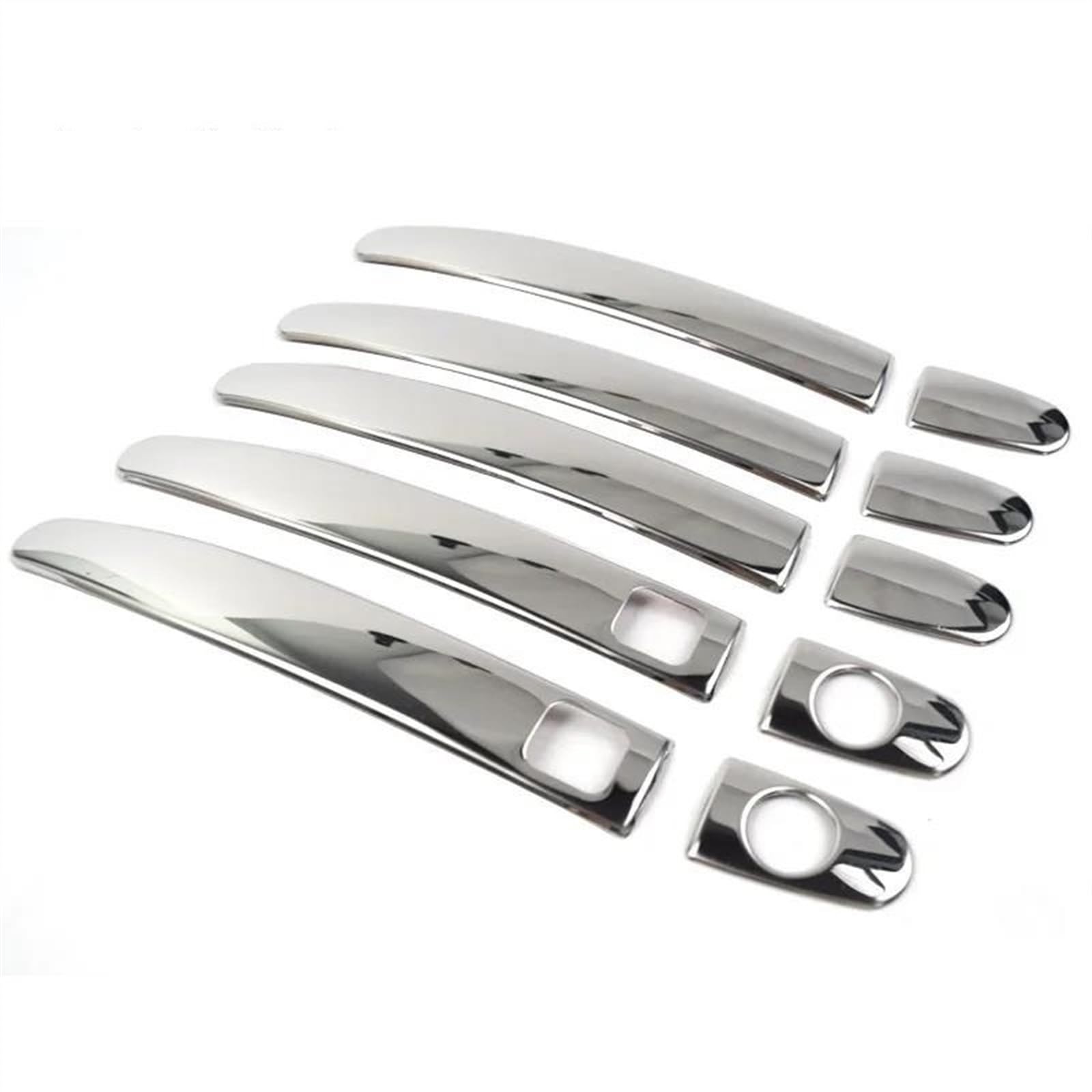CSSPDM Chrome Stainless Door Handle Cover Trim Molding Styling Cap Bezel for Toyota for Corolla 2009-2013(3)