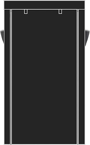 Miniatura 3 de Zapatero de 10 niveles con cubierta a prueba de polvo, estante de almacenamiento de zapatos, estante ancho de almacenamiento para 40-45 pares de