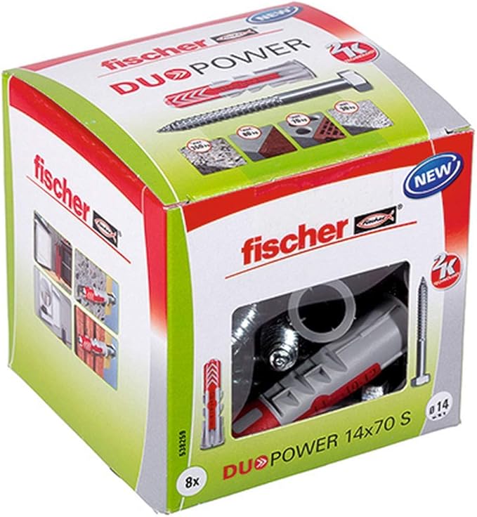 Fischer DuoPower 10 X 50 S, Powerful Universal Plug With Safety Screw - View #9