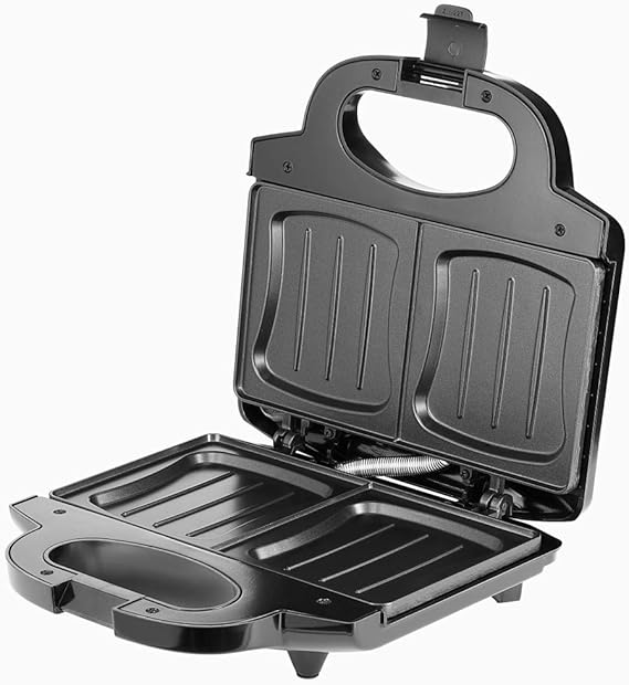 Monzana Sandwichmaker XXL 750 W Antihaftbeschichtete Platten