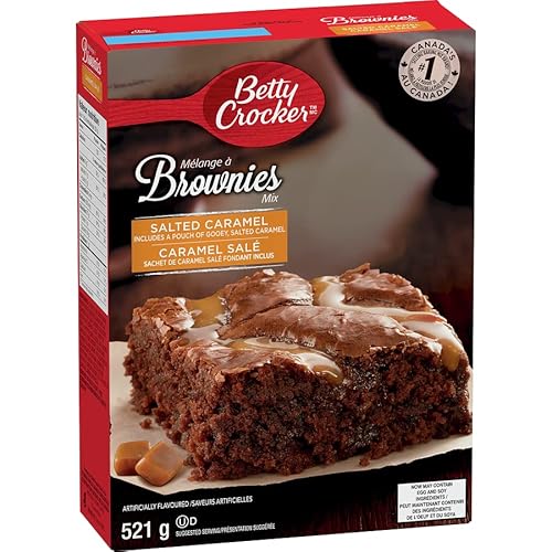 Betty Crocker Brownie Mix, Salted Caramel, 521G/18.3Oz (Shipped From Canada) #TOP1