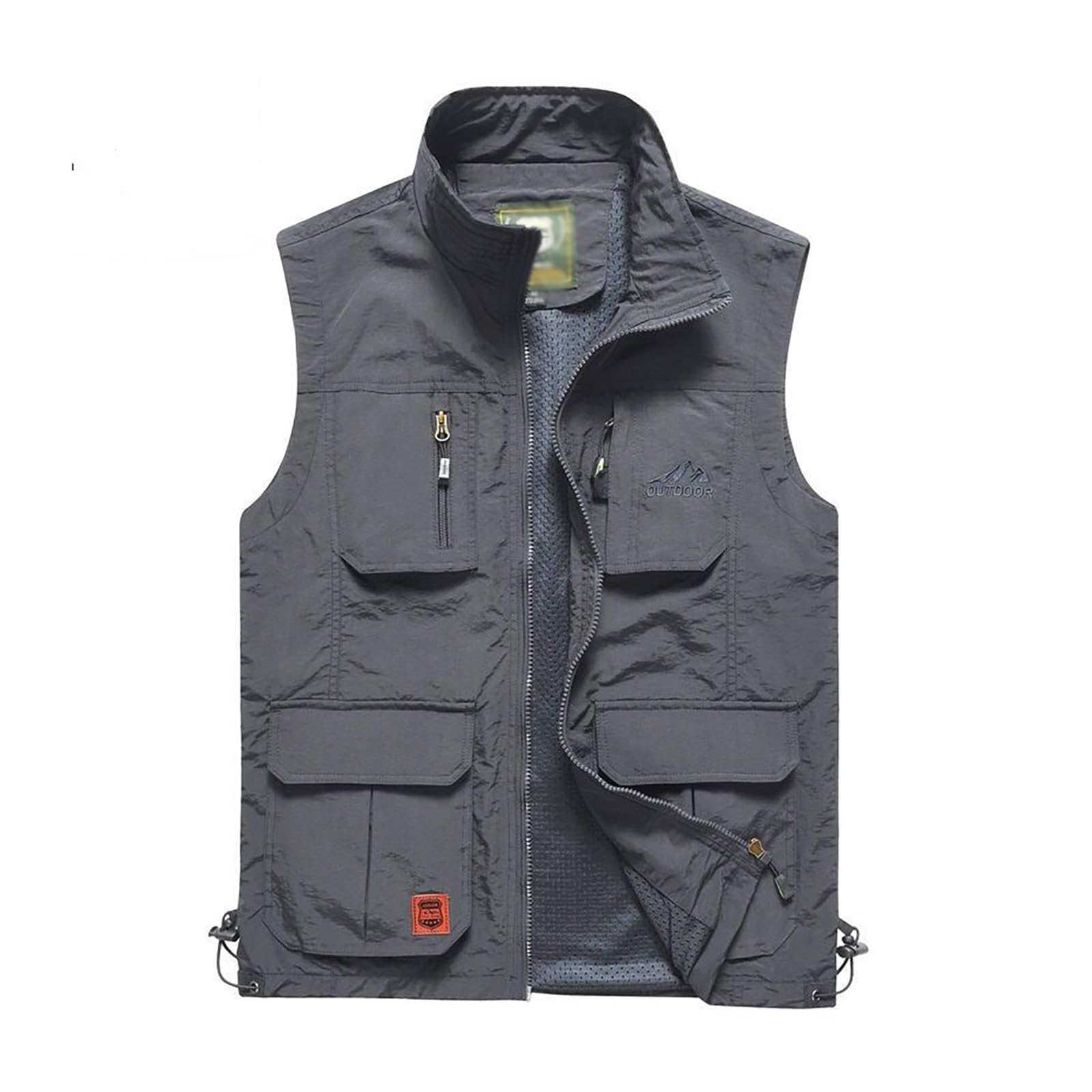 Hbufnha Mens Lightweight Vest Work Travel Safari Sport Jacket Padded Puffer Vest