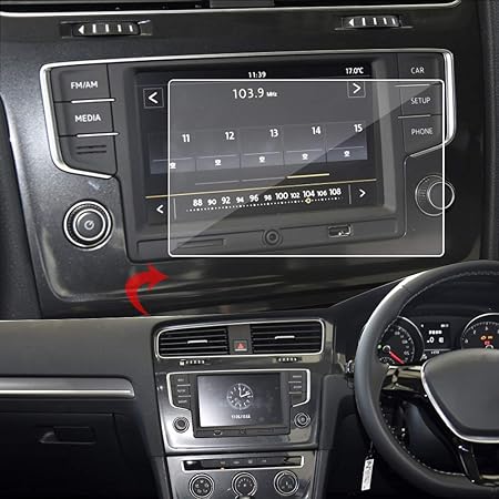 Amazon Meloton Vw フォルクスワーゲン ゴルフ7 R Line 17カーナビ専用液晶保護フィルム 新型6 5インチナビゲーションガラスフィルムキズ防止高透過率高感度タッチ汚れ防止キズ防止 保護フィルム 車 バイク