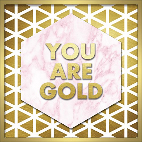 Cadre Shadowbox You Are Gold Linden Ave cadeau idéal maison chic - 2
