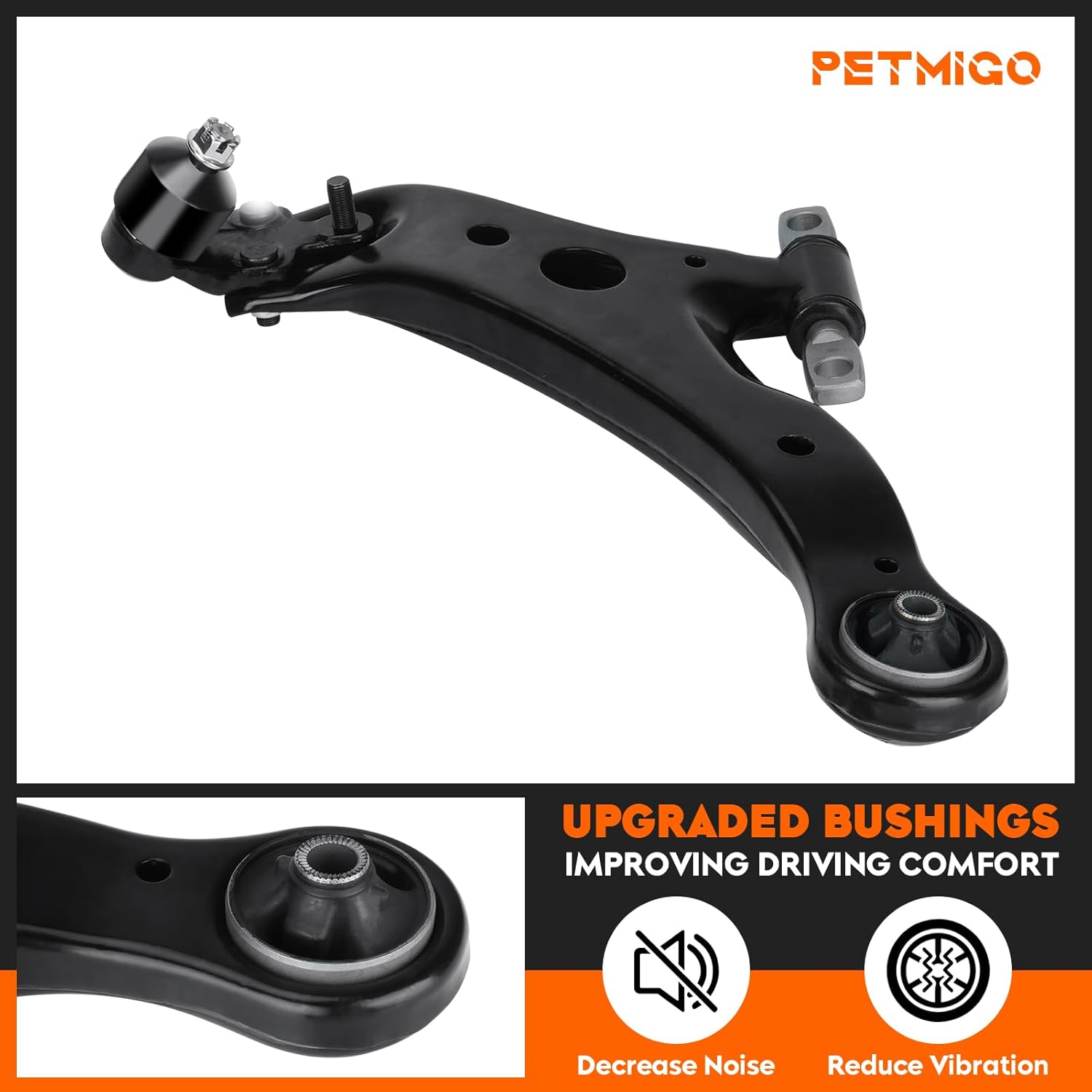 Front Lower Suspension Control Arms with Ball Joint Kit 2WD for Toyota Sienna 2004 2005 2006 2007 2008 2009 2010,8PCS