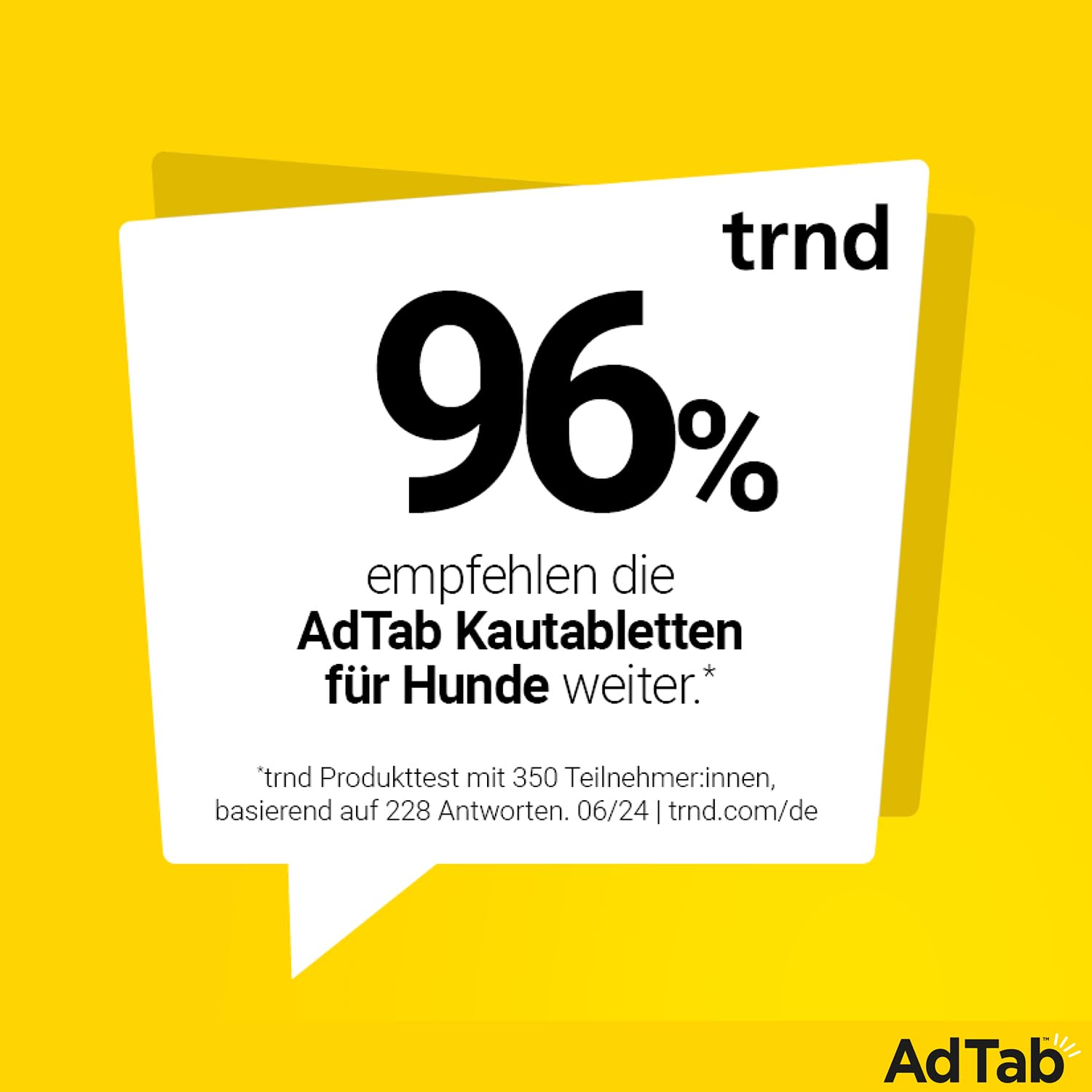 AdTab Kombi-Set: Zecken- & Flohschutz für 2 Hunde in verschiedenen Größen (>11-22 kg & >22-45 kg), 2 Packungen mit je 3 Kautabletten, einfach zu verabreichen & schmackhaft