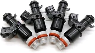 4PCS Fuel Injectors Compatible for Honda Civic 1.3L Hybrid Fit Jazz City 1.5L 2003-2008 16450-PWA-003 16450-RGA-003