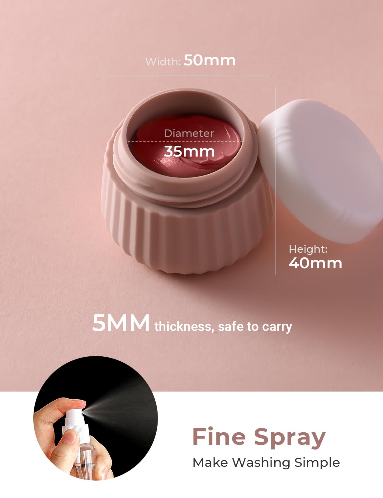 Yiorxu Travel Bottles Set for Toiletries TSA Approved,9 Pack Silicone Travel Bottles Containers for Toiletries Leak Proof,Small Plastic Bottles Squeezable BPA-Free 90ml for Lotion Body Wash Shampoo - Image 4