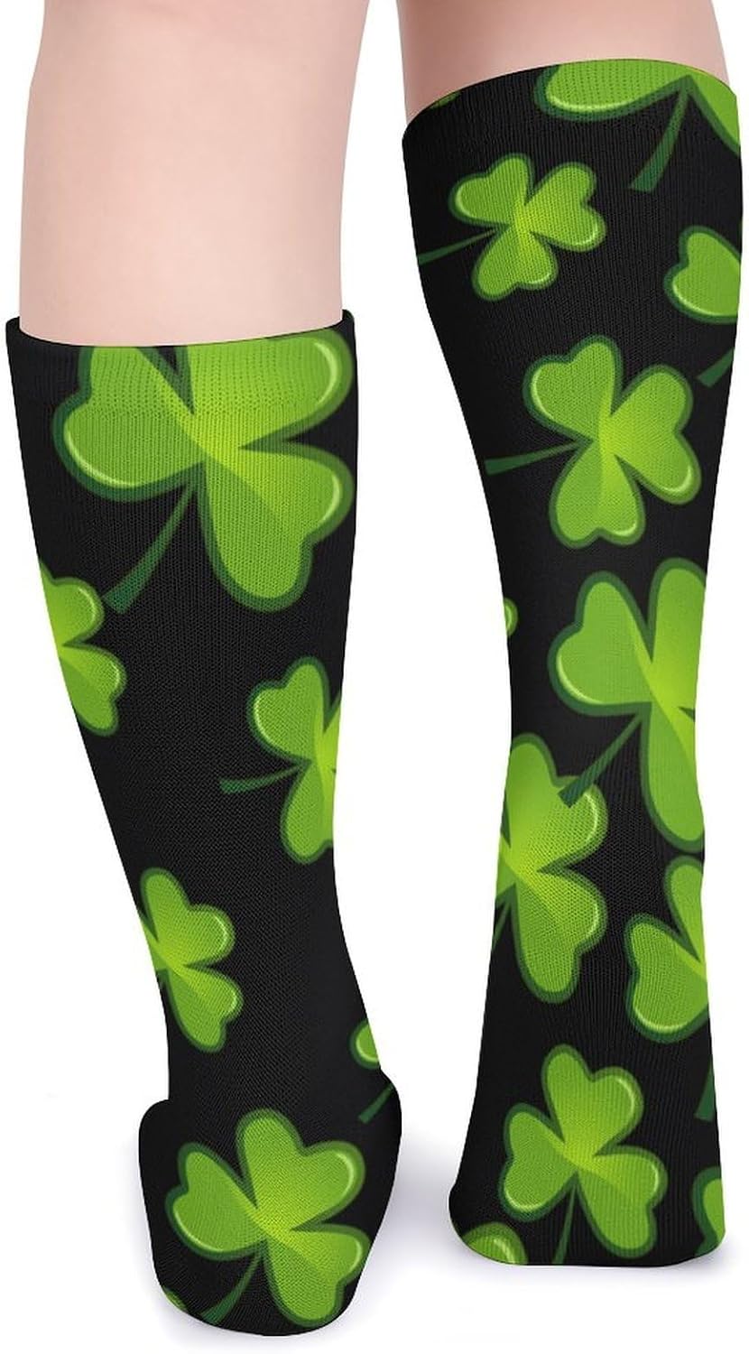 St-patricks Day Knee High Socks Casual Long Stockings Over Calf Sock Tube for Women Men