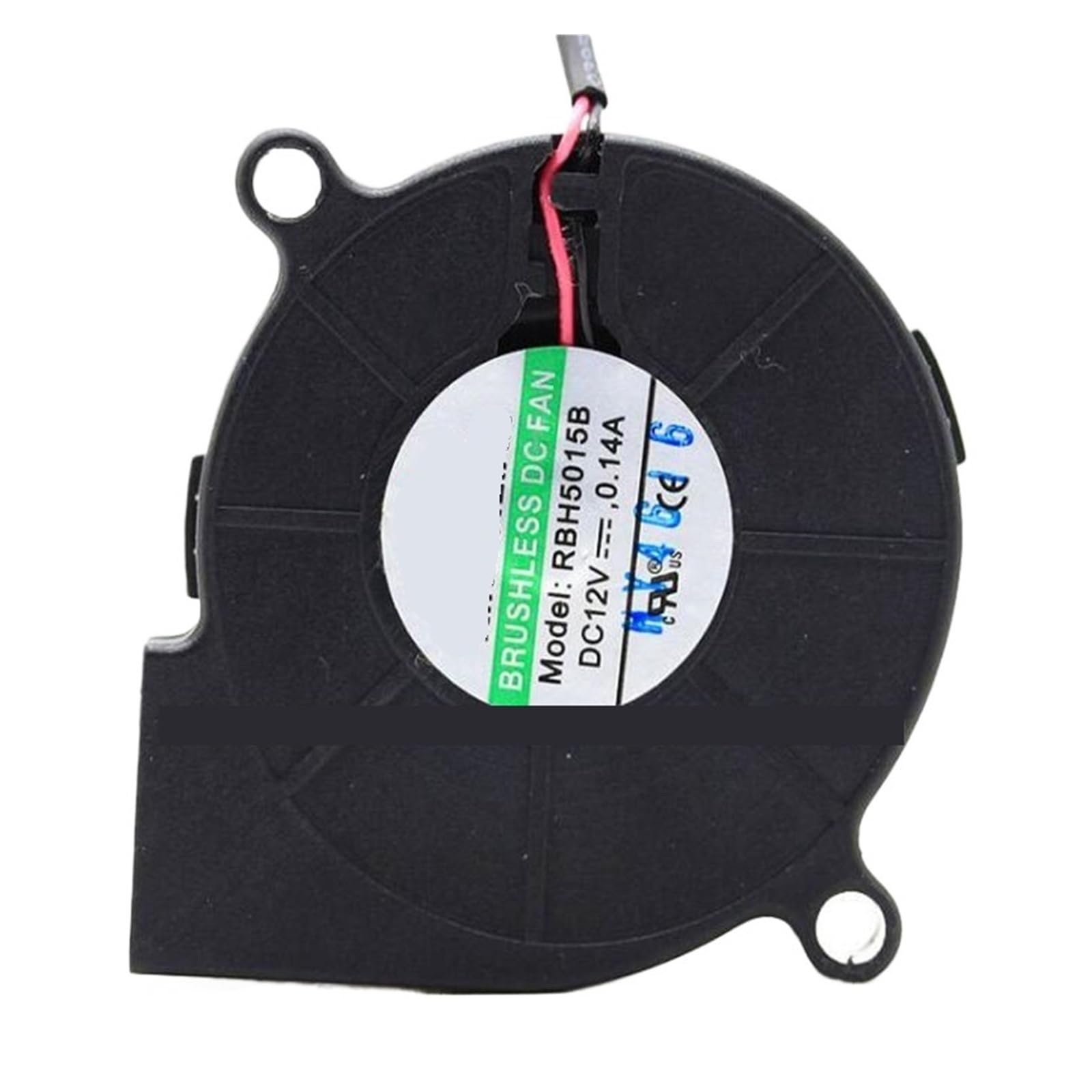 GJEXXPTST RBH5015B 5015 12V 5CM 0.14A Two-Wire Fan