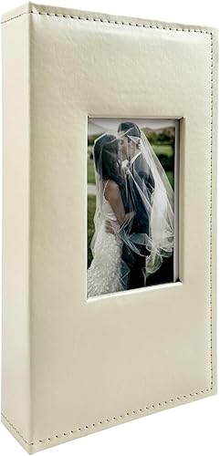 Miniatura 7 de Álbum de fotos de 4 x 6 pulgadas para 300 fotos, cubierta de piel sintética para álbumes de bodas, álbumes de fotos familiares, bolsillo,