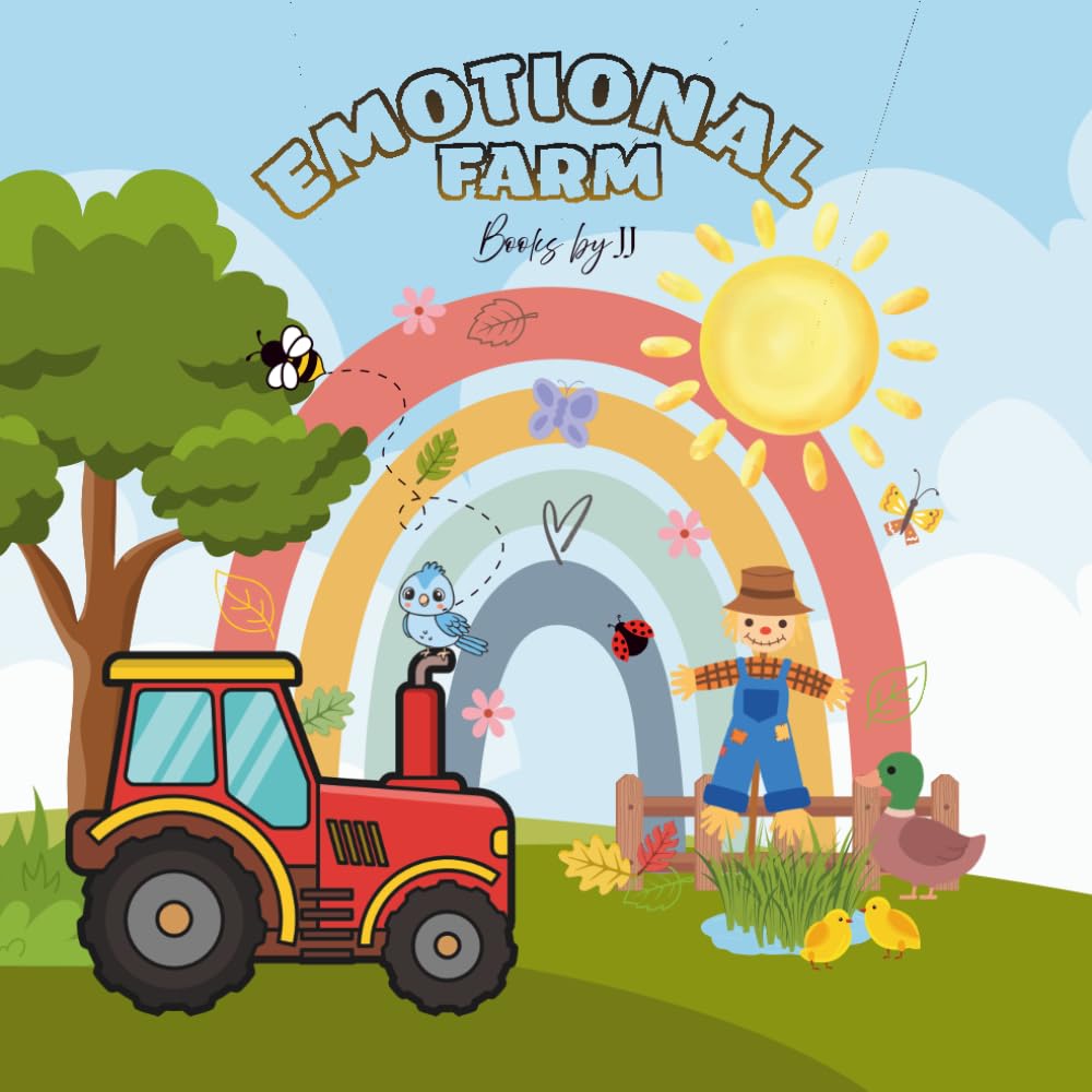 Emotional Farm: A Fun Farm Animal Coloring Book That Helps Kids Learn About Feelings