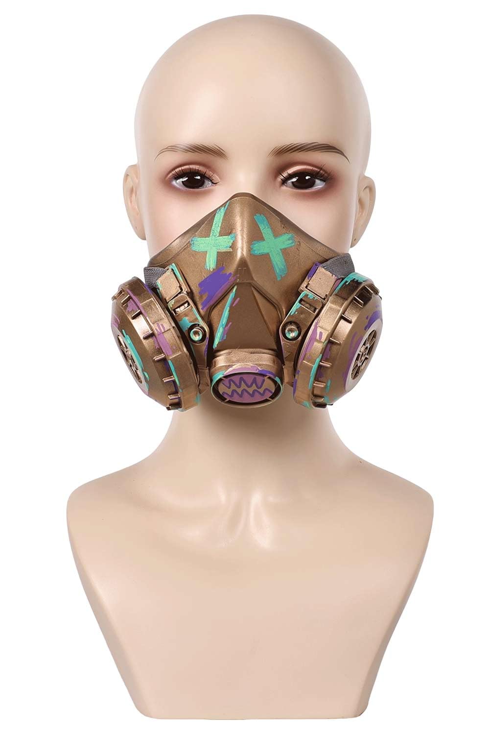 Taeyue Mask Cosplay Gas Mask Costume Accessories for Adult Halloween Party