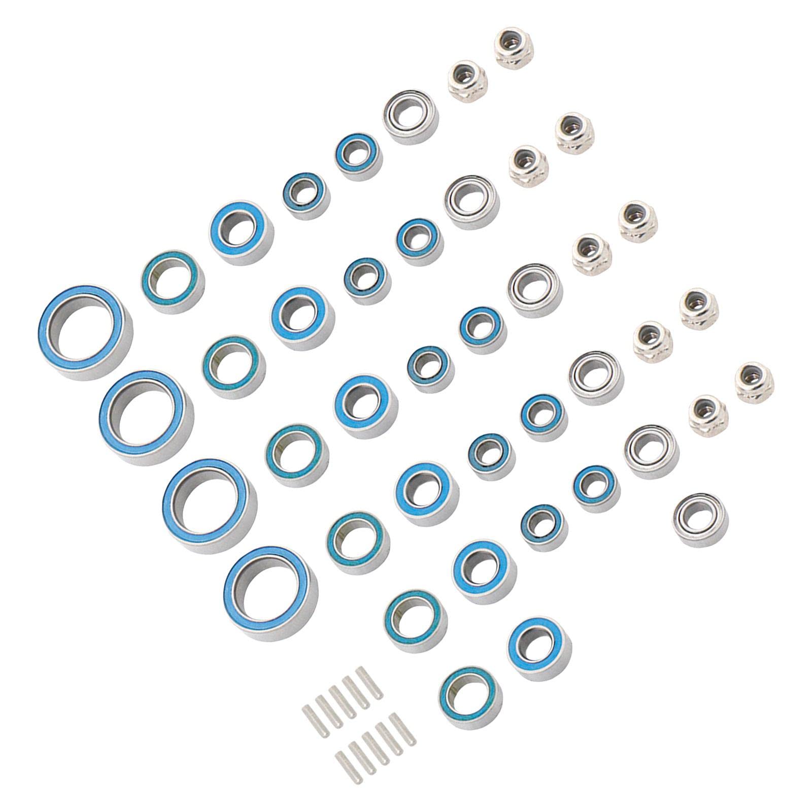 52Pcs Bearings Set for 1/18 Scale RC Model Car Accessories Replacements-image-10